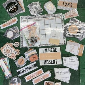 Classroom Calendar and Decor Set